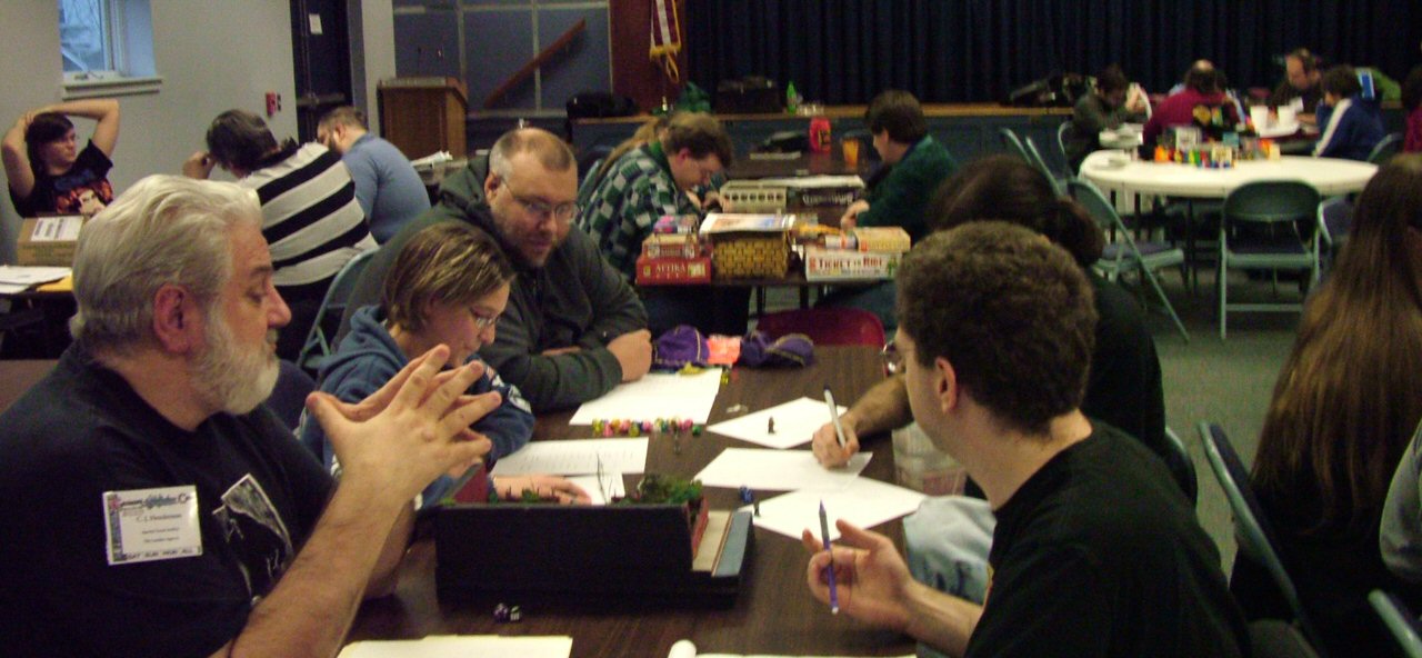 CJ running Cthulhu on Sunday.